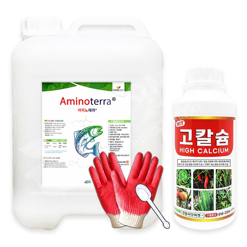 장터 상품 [유리아미노산 아미노테라 5L + 고칼슘 500ml 냉해 동해 예방 식물영양제] 썸네일
