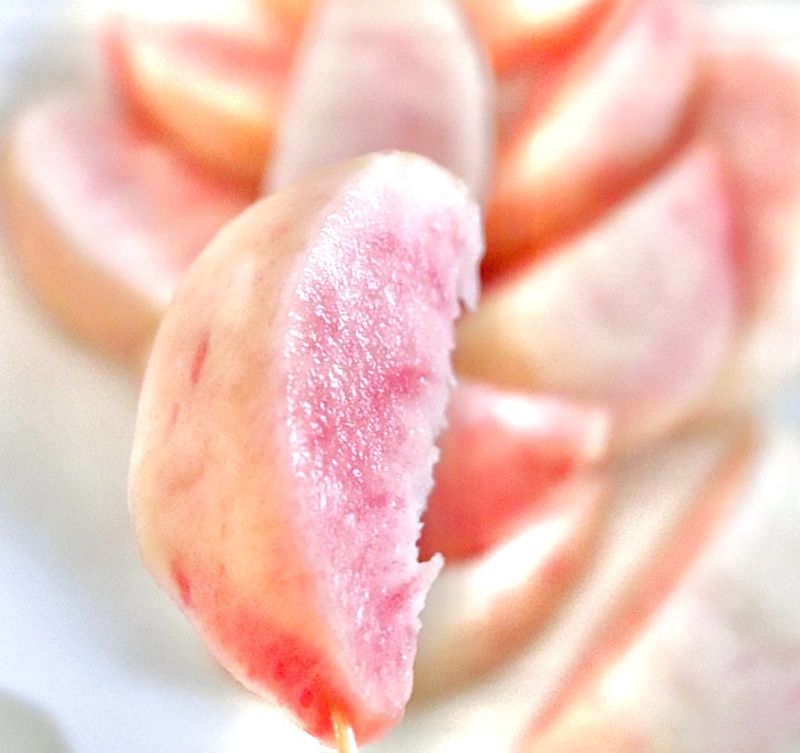 농부손녀님의 장터 판매 상품 [[고당도] 꿀먹은 백도 복숭아 4kg] 첨부 사진