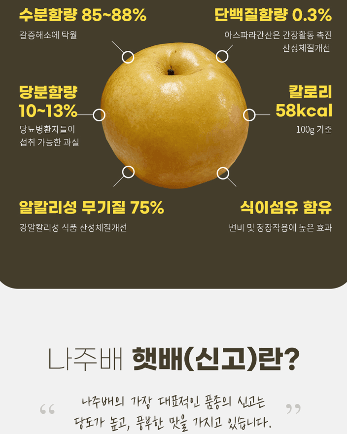스피드번님의 장터 판매 상품 [나주 배(신고)] 첨부 사진