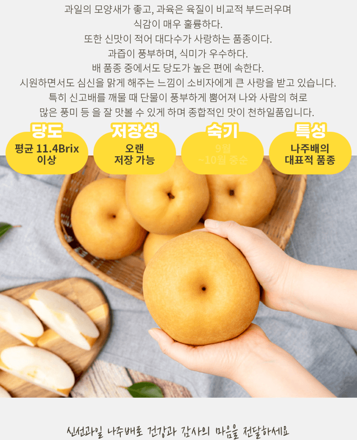 스피드번님의 장터 판매 상품 [나주 배(신고)] 첨부 사진