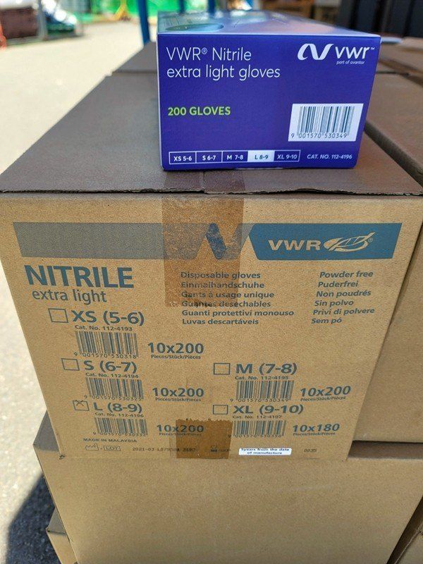 조남선님의 장터 판매 상품 [니트릴 장갑(작업용 고무장갑) 사이즈 라지 200매 ] 첨부 사진