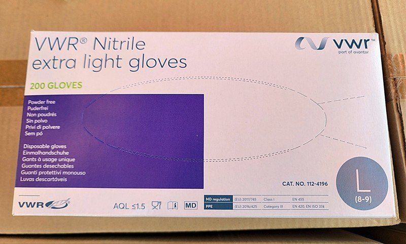 조남선님의 장터 판매 상품 [니트릴 장갑(작업용 고무장갑) 사이즈 라지 200매 ] 첨부 사진