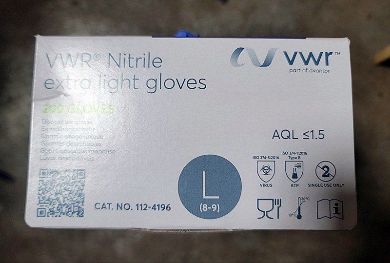 조남선님의 장터 판매 상품 [니트릴 장갑(작업용 고무장갑) 사이즈 라지 200매 ] 첨부 사진