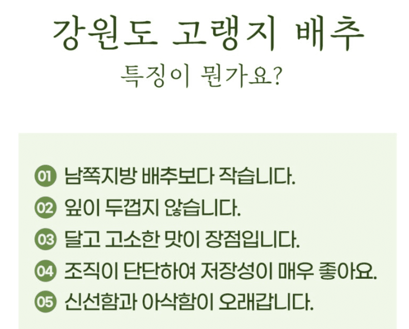 스피드번님의 장터 판매 상품 [강원도 평창 고랭지 절임배추] 첨부 사진