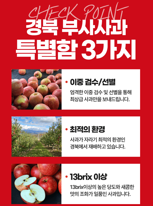 스피드번님의 장터 판매 상품 [(가정용) 부사사과 ] 첨부 사진