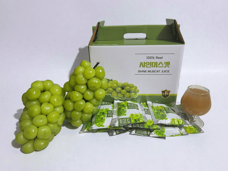 장터 상품 [2025년 샤인머스켓포도즙 원액100%[120mlㆍ50포]] 썸네일