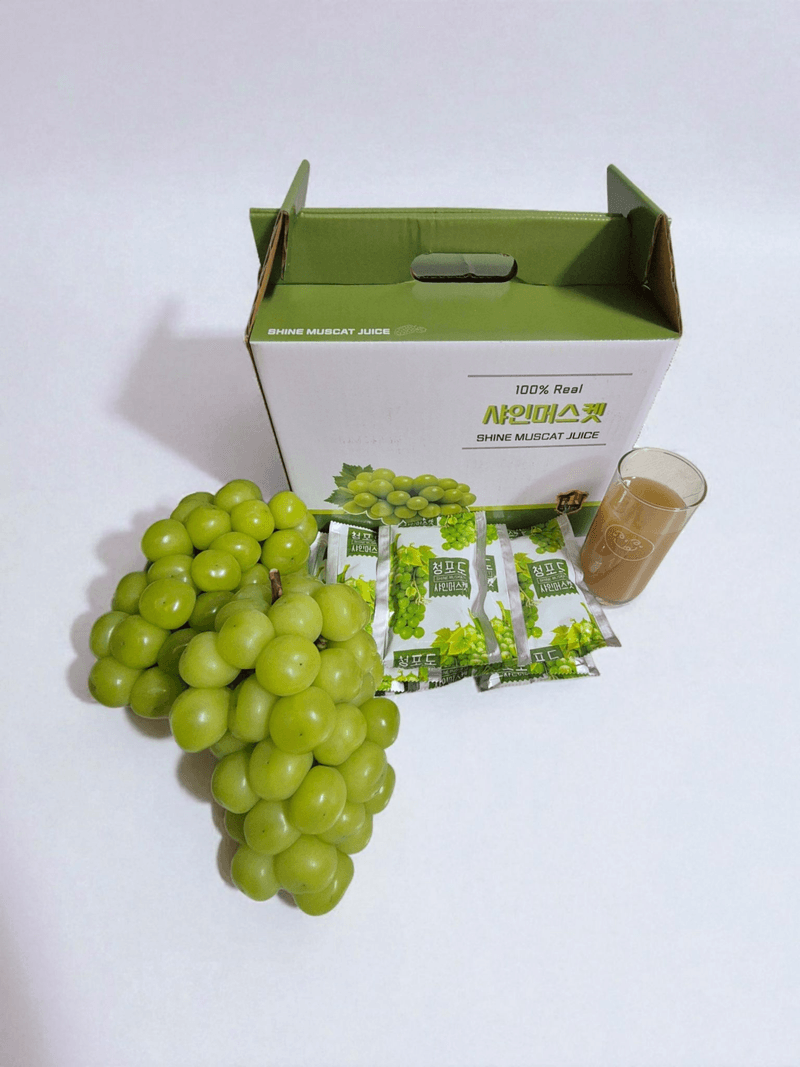 벌꿀*직접생산농장님의 장터 판매 상품 [2025년 샤인머스켓포도즙 원액100%[120mlㆍ50포]] 첨부 사진