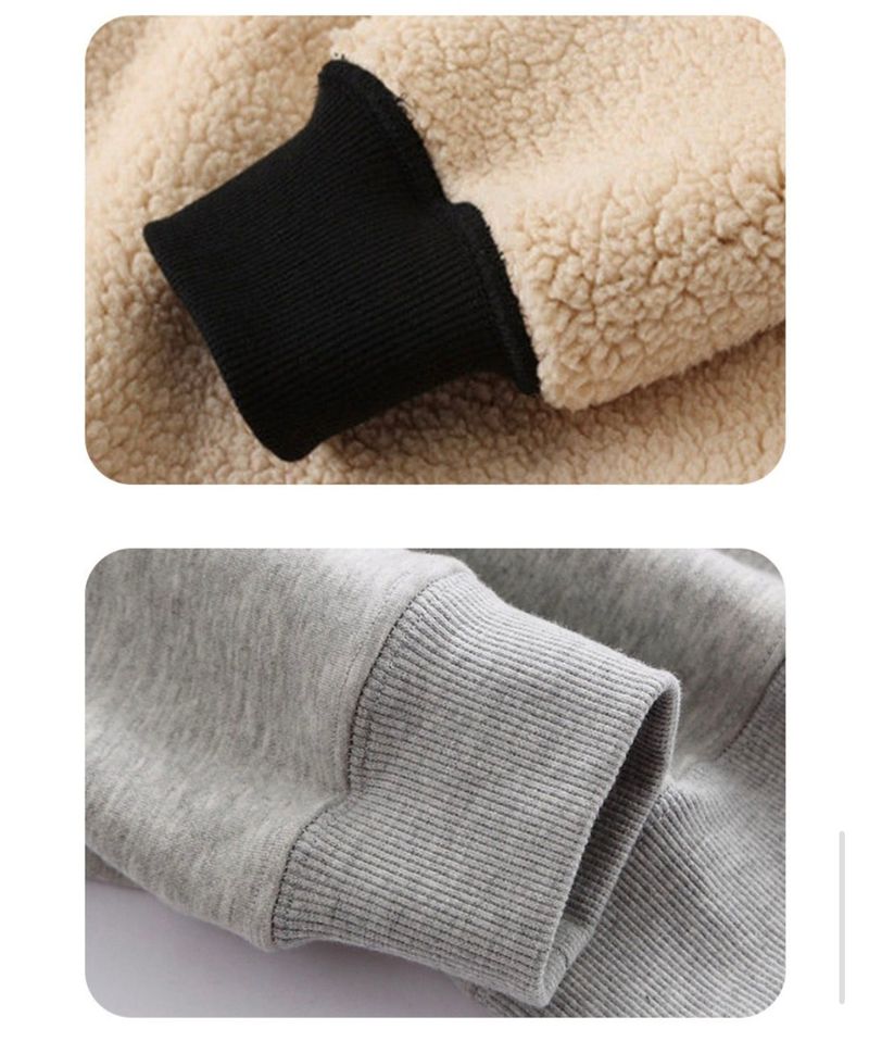 김복자님의 장터 판매 상품 [따뜻한 양털후드집업 오버핏 남여공용 겨울 방한 후드 기모 티셔츠 맨투맨] 첨부 사진