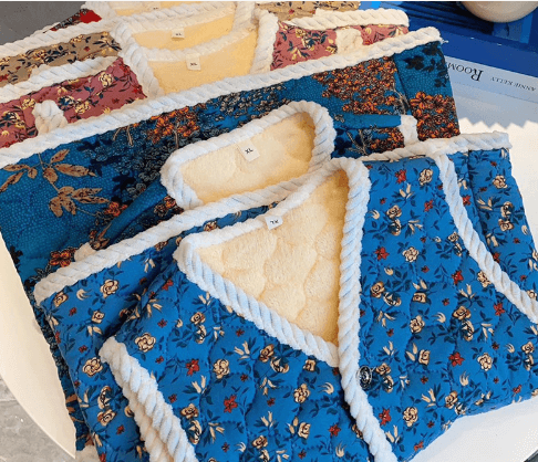 김복자님의 장터 판매 상품 [융털조끼 겨울 할머니조끼 어머니 김장 촌캉스 꽃무늬 융털] 첨부 사진