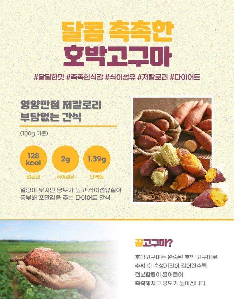 조미숙님의 장터 판매 상품 [고구마 10kg] 첨부 사진