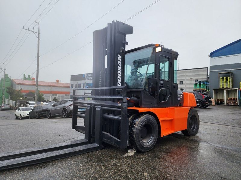 한효진님의 장터 판매 상품 [두산 7톤 하이3단 디젤 중고지게차 ] 첨부 사진