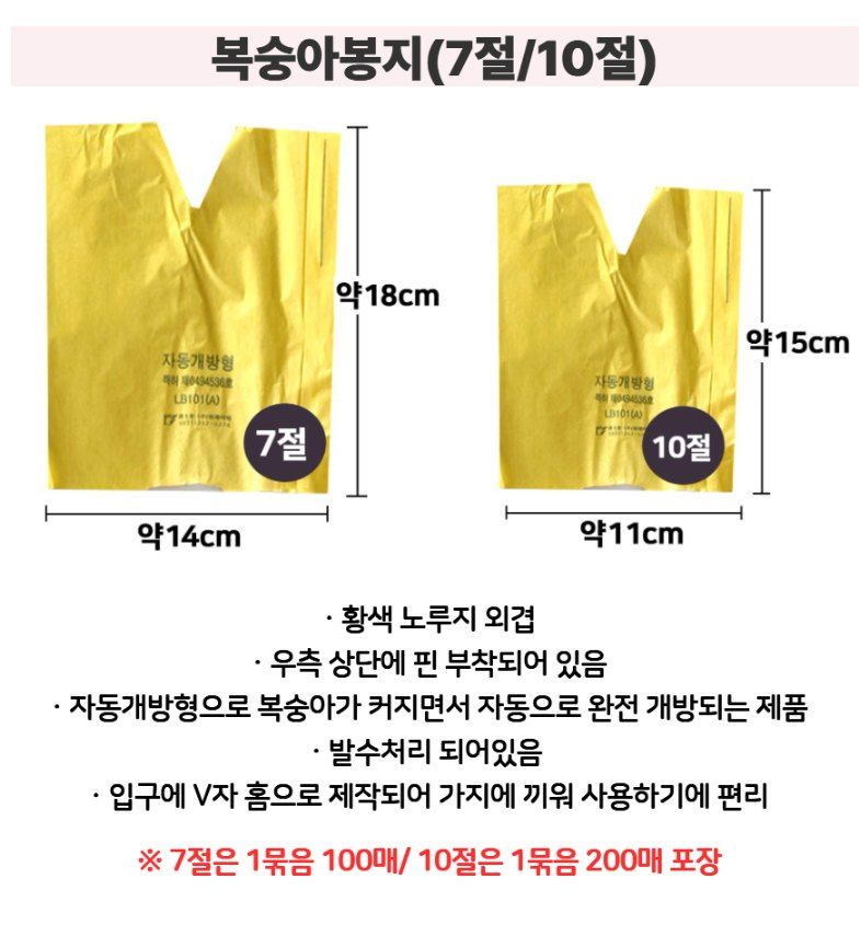 상인농자재님의 장터 판매 상품 [과수봉지 과일봉지 투명봉지] 첨부 사진