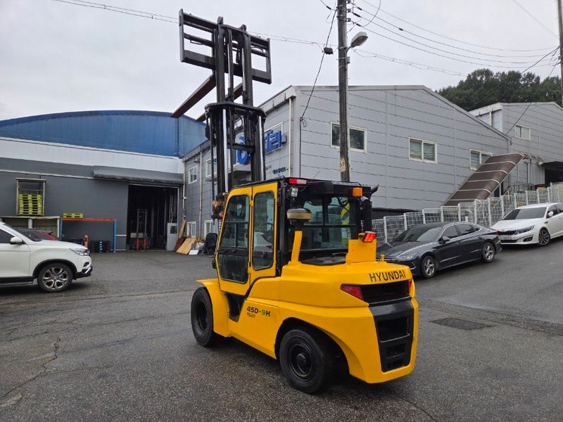 한효진님의 장터 판매 상품 [4.5톤 듀얼3단 풀옵션 올수리 디젤 중고지게차] 첨부 사진