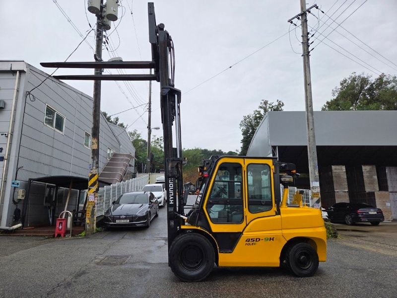 한효진님의 장터 판매 상품 [4.5톤 듀얼3단 풀옵션 올수리 디젤 중고지게차] 첨부 사진