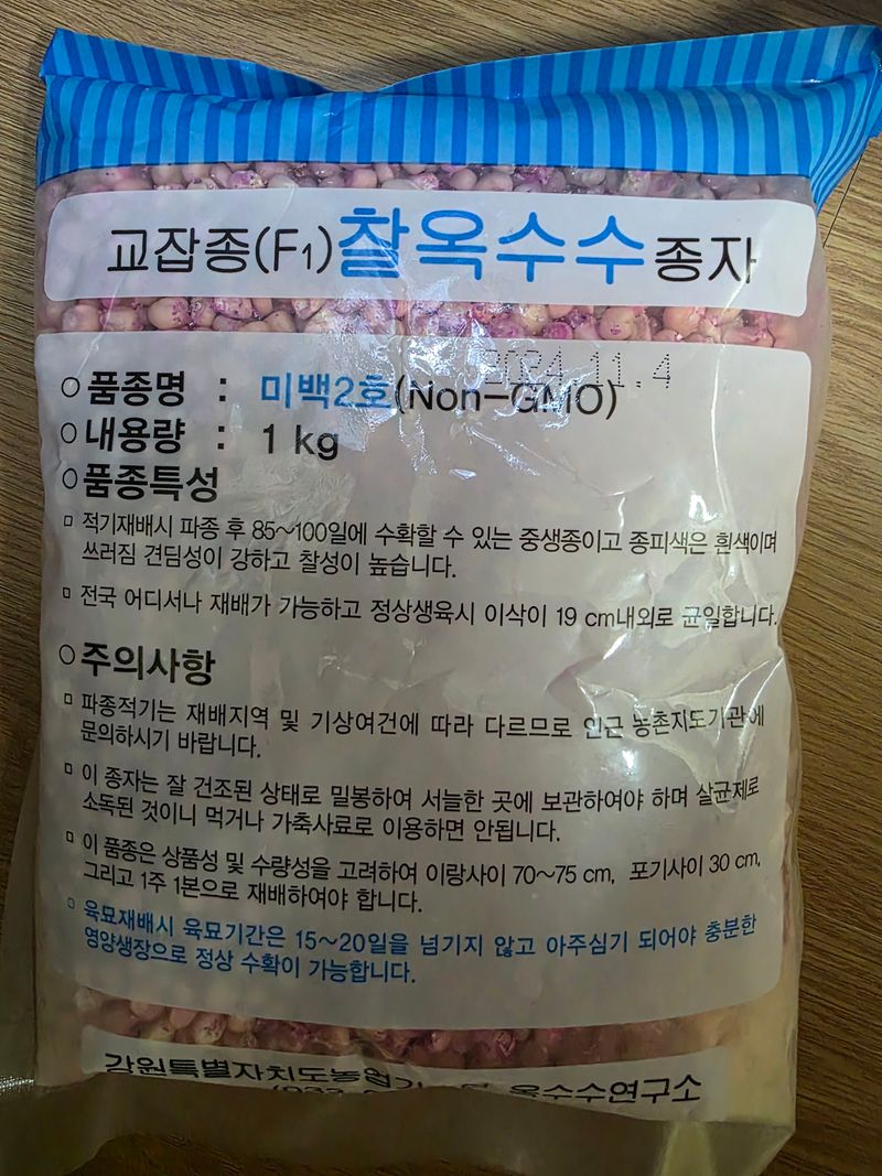 장터 상품 [미백2호 종자 판매] 썸네일