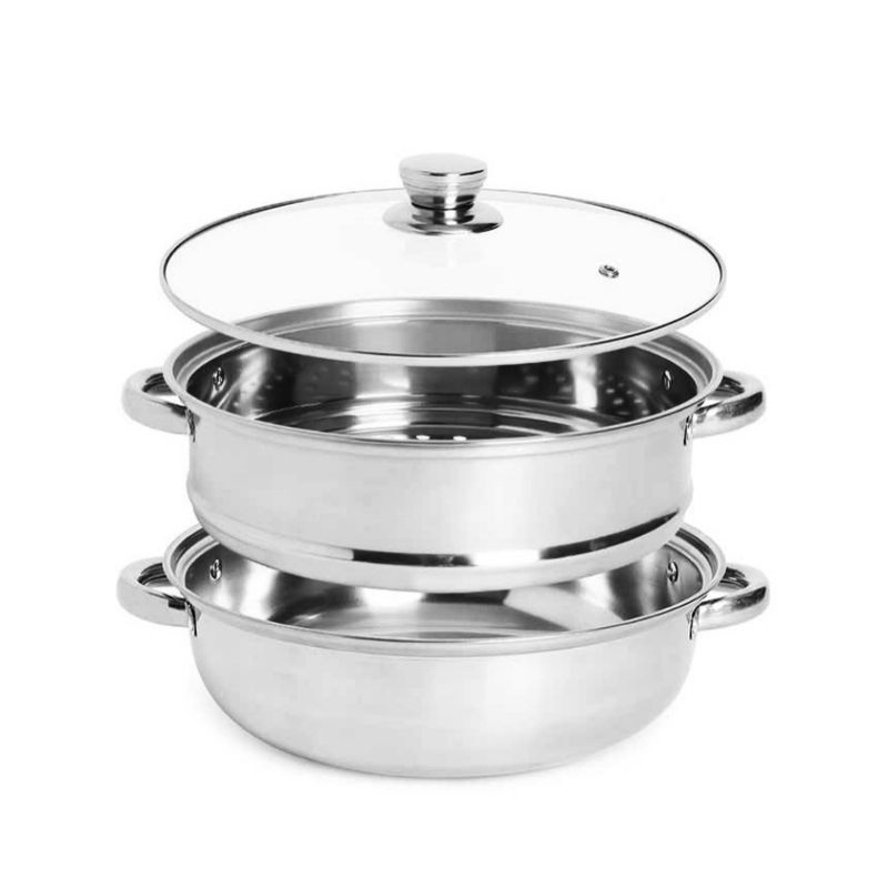 장터 상품 [28cm 2단 찜기 고구마 스테인리스 전골냄비겸용 ] 썸네일