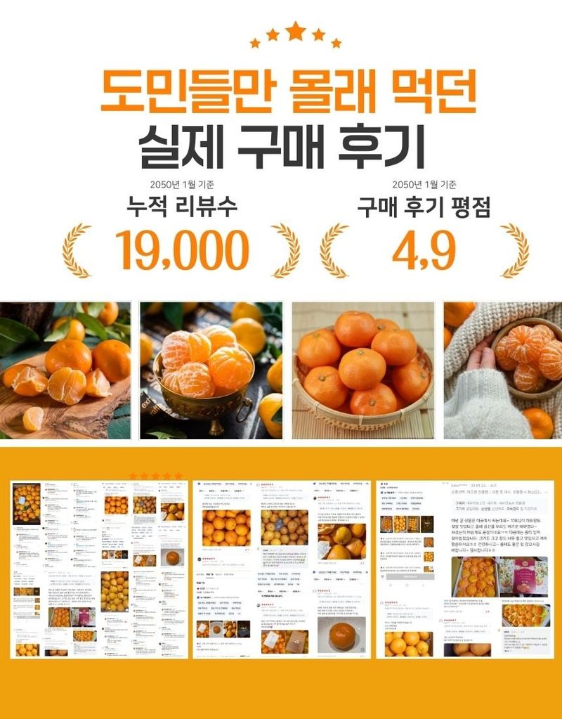 새달귤농장님의 장터 판매 상품 [ 꿀당도 귤 5키로] 첨부 사진