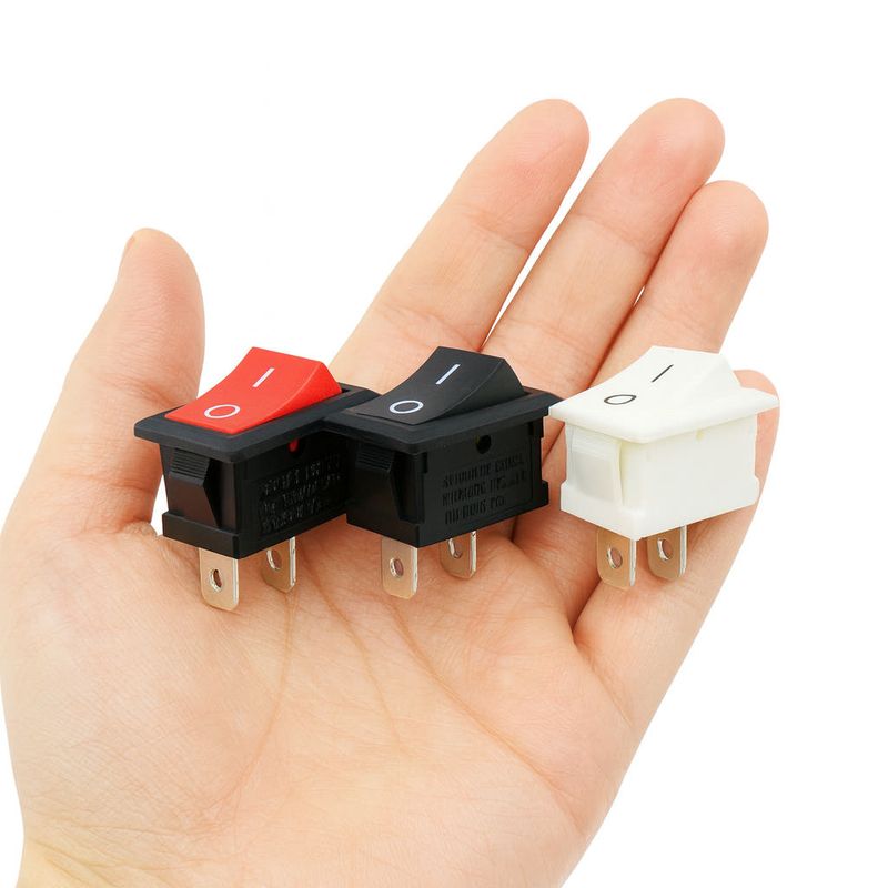 장터 상품 [사각 로커 스위치 on off 온오프 똑딱 누름 2단 2핀] 썸네일