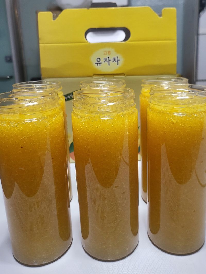 장금이1님의 장터 판매 상품 [유자퓨레 500ml  2병 ] 첨부 사진
