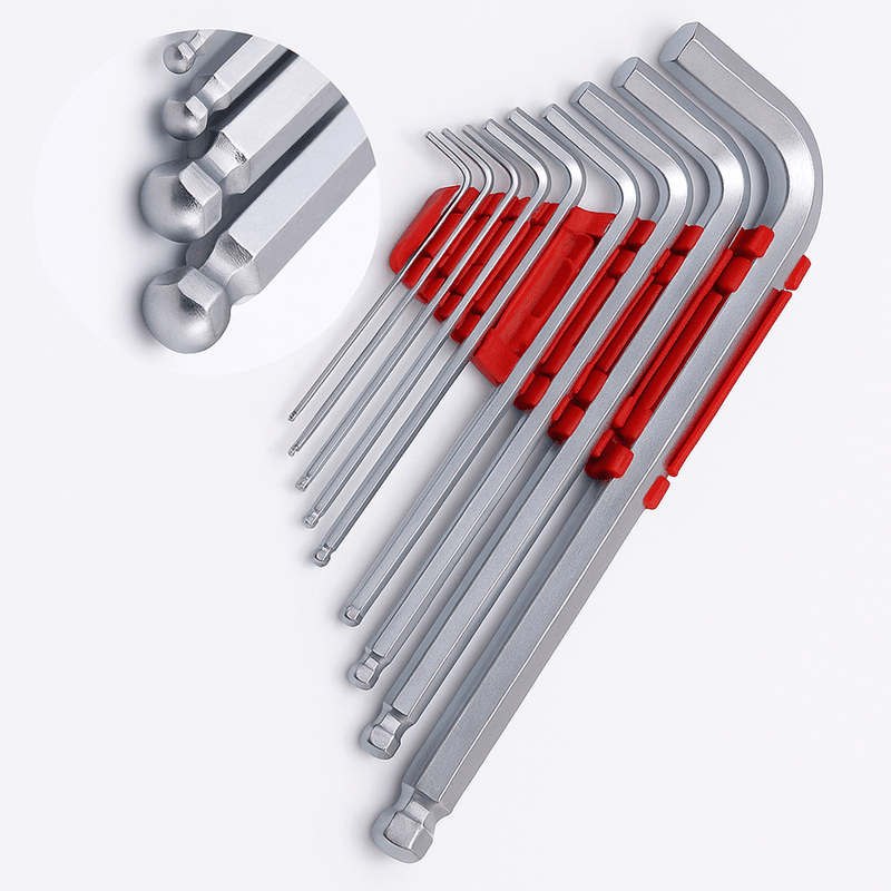 장터 상품 [별렌치 육각렌치세트 9 L모양 휴대용 만능 수리공구 6각 홀 비트] 썸네일