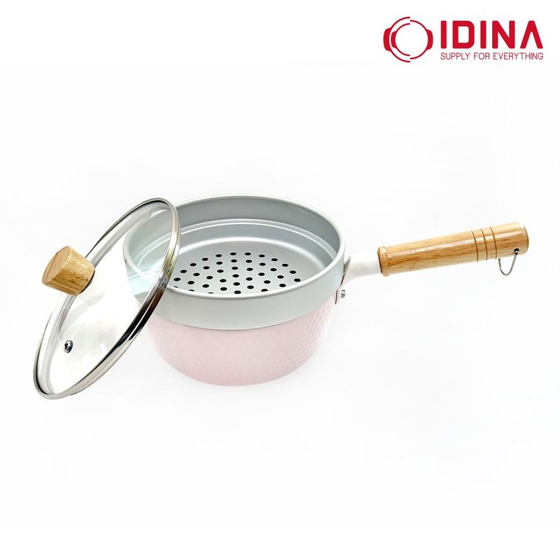 장터 상품 [IH 세라믹 함마톤 18cm (유리뚜껑+찜기)] 썸네일