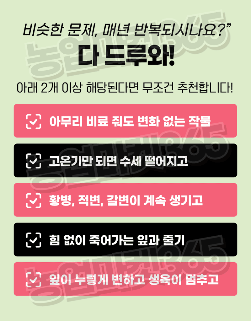 농업마켓365님의 장터 판매 상품 [융전 빠삐용 액제 11L(12kg) 2통 고함량 단백질 아미노산 영양제 새뿌리발달 생육촉진 맛·당도 향상] 첨부 사진