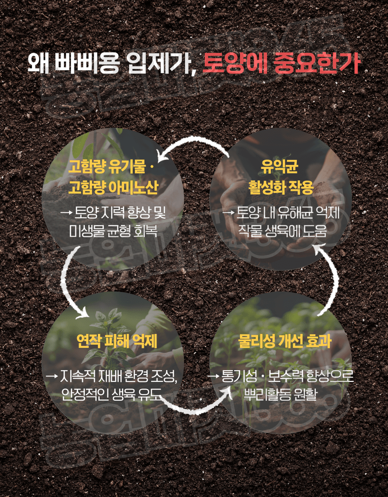 농업마켓365님의 장터 판매 상품 [융전 빠삐용 입제 10kg 2포 토양개량 비료 아미노산 입제 기비·추비 겸용 비료] 첨부 사진