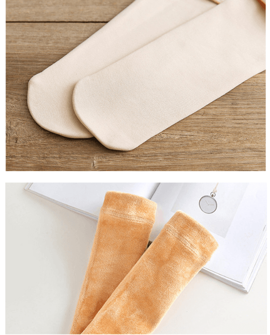 김복자님의 장터 판매 상품 [기모 여성 양말 스판 삭스 겨울 덧신 2색] 첨부 사진