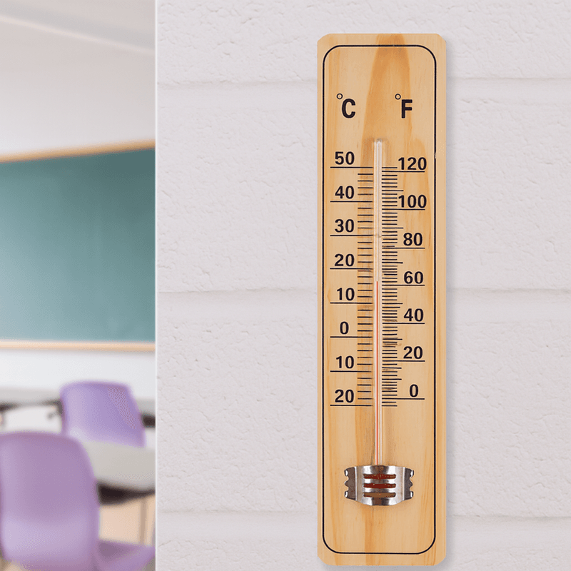 장터 상품 [벽걸이 나무 온도계 아날로그 실내 우드 인테리어 사우나 섭씨 화씨 측정기] 썸네일