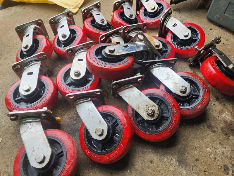 수리남님의 장터 판매 상품 [스덴 회전바퀴6인치 강화우레탄 고하중 바퀴] 첨부 사진