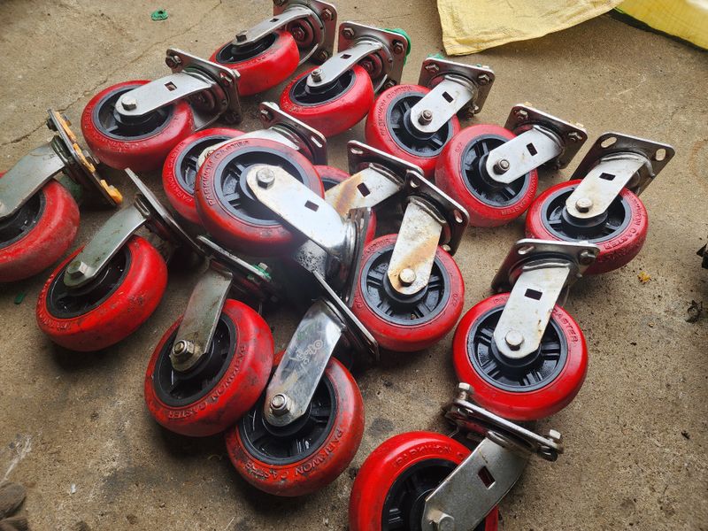 수리남님의 장터 판매 상품 [스덴 회전바퀴6인치 강화우레탄 고하중 바퀴] 첨부 사진