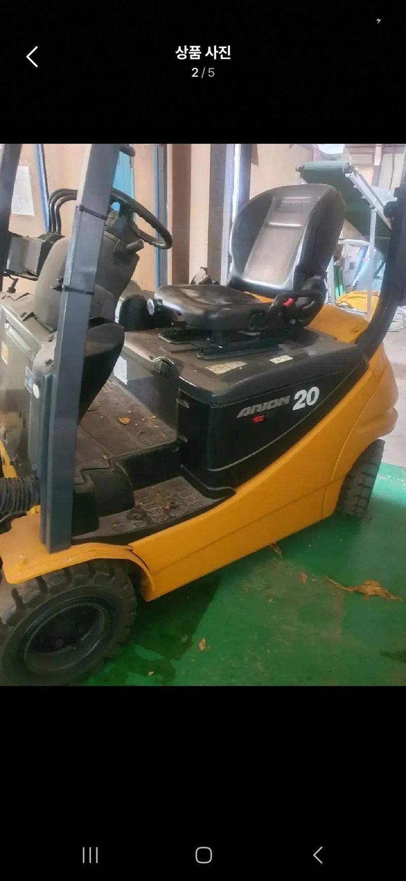 강대성님의 장터 판매 상품 [급매ㅡ코마츠전동지게차2톤ㅡ18년식] 첨부 사진