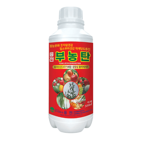 장터 상품 [농업마켓365 융전 부농탄 액제 500ml 도장억제제 웃자람경감제 착색 당도 비대 밑거름 웃거름 기비 추비 사과] 썸네일