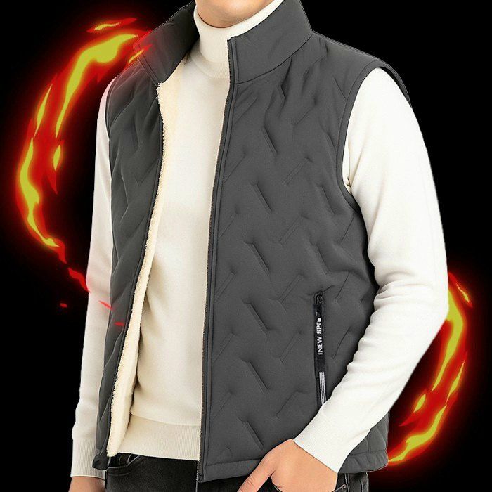 장터 상품 [겨울방한 융털 보온 바람막이 조끼 퀼팅 다운패딩] 썸네일