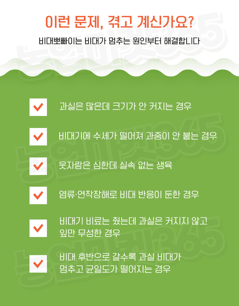 농업마켓365님의 장터 판매 상품 [융전 비대뽀빠이 액제 5L 과실비대 과중증가 관주용 비대제] 첨부 사진