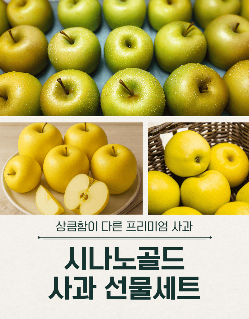 과일팩토리님의 장터 판매 상품 [[시나노골드 선물세트] 과일팩토리 고당도 황금사과 시나노골드 3kg/5kg] 첨부 사진