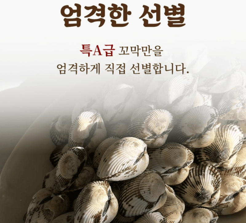 스피드번님의 장터 판매 상품 [새꼬막무침 (간장/양념)] 첨부 사진