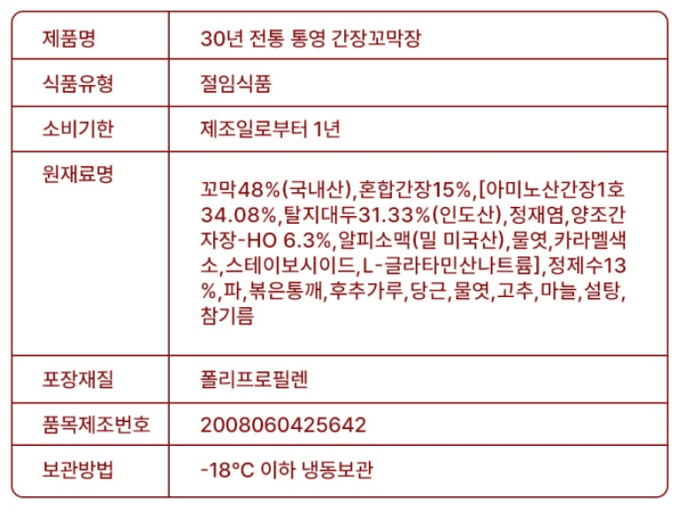 스피드번님의 장터 판매 상품 [새꼬막무침 (간장/양념)] 첨부 사진