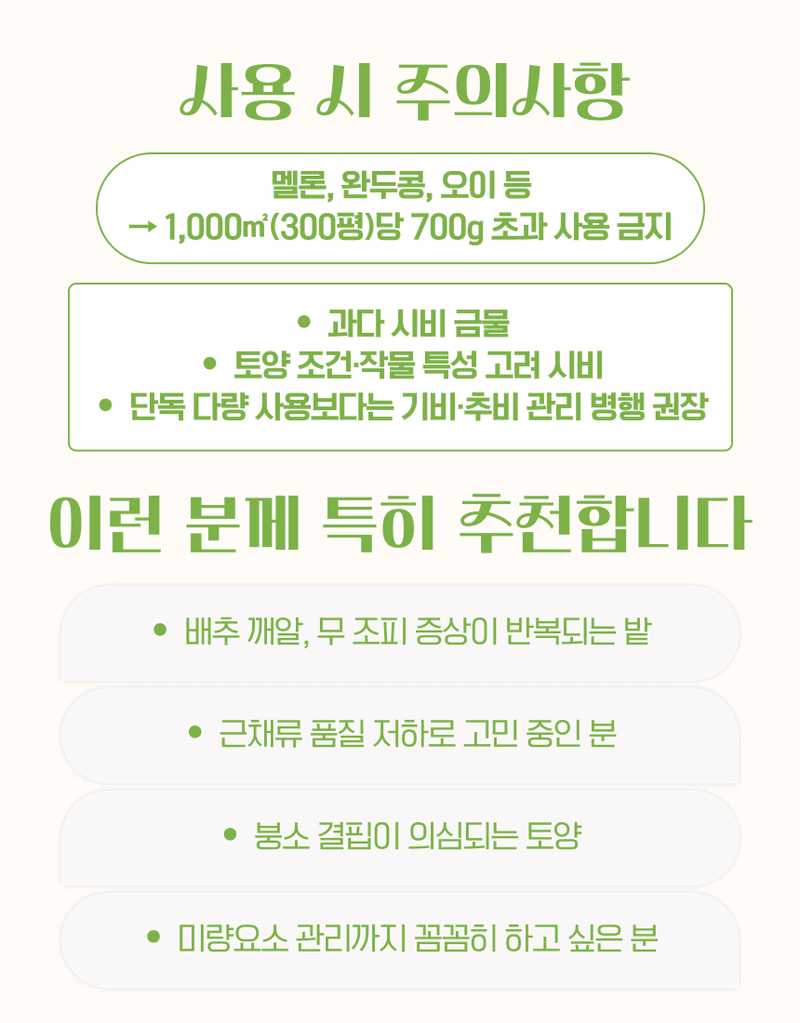 농업마켓365님의 장터 판매 상품 [고함량 붕소 비료 융전 붕사 입제 1kg 붕소 결핍 개선·조피·깨알 증상 예방] 첨부 사진