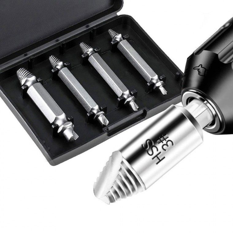 장터 상품 [볼트 리무버 반대탭 나사 분리 히다리탭 4PCS] 썸네일