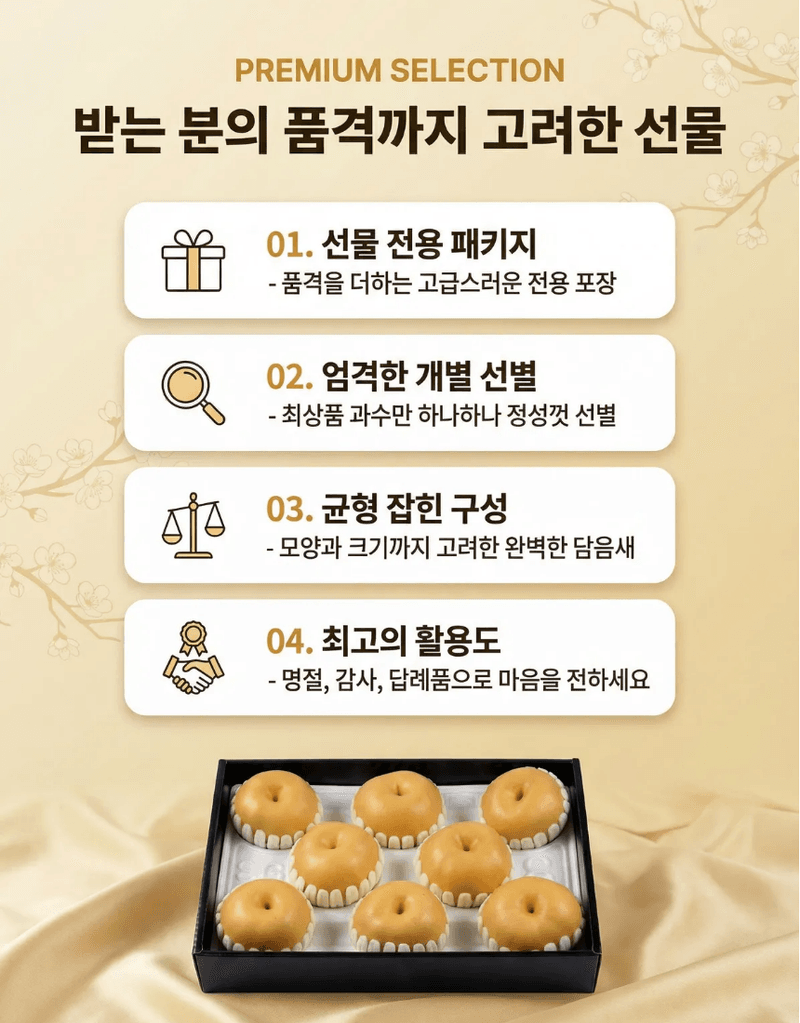 과일팩토리님의 장터 판매 상품 [국내산 배 프리미엄 선물세트 7.5KG (7~13개) ] 첨부 사진