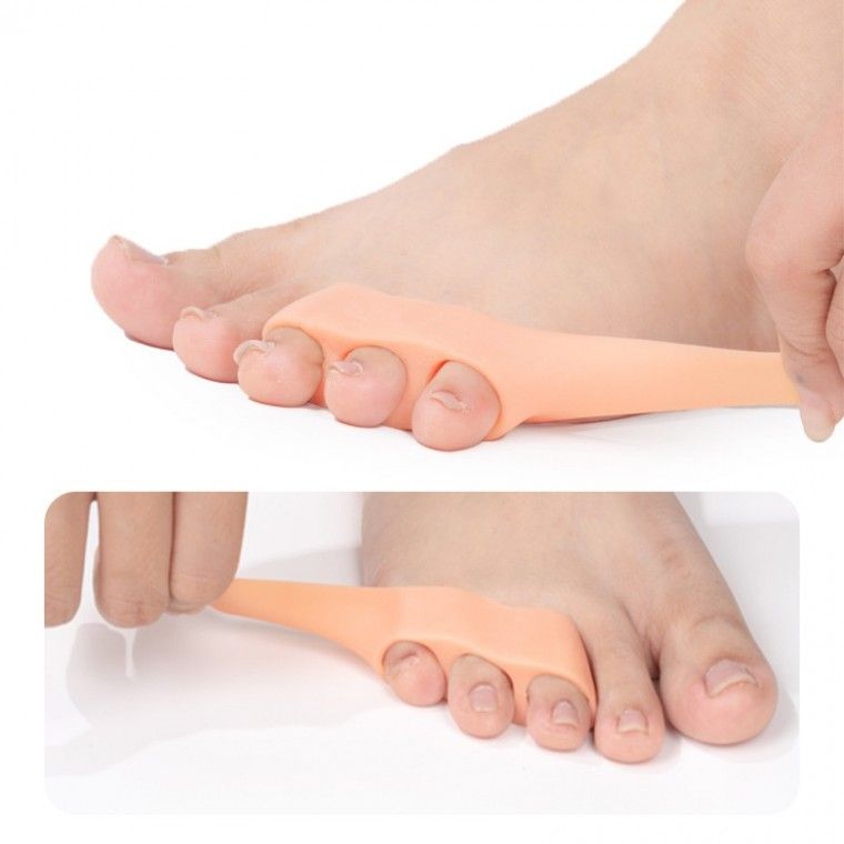 장터 상품 [실리콘 새끼발가락 보호대 2P 교정 쿠션 통증 완화] 썸네일