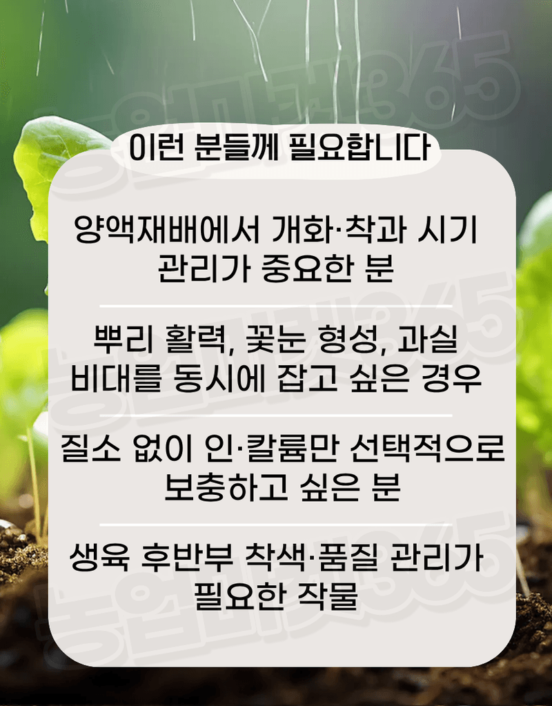 농업마켓365님의 장터 판매 상품 [MKP 제1인산칼륨 25KG P52 K34 고인산 고칼륨 수용성 비료 착과용 비대용] 첨부 사진