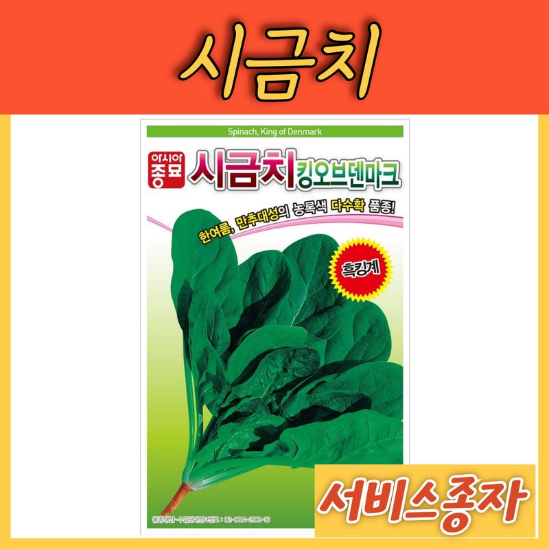 장터 상품 [시금치 킹오브덴마크 500그램] 썸네일