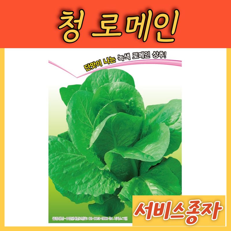 장터 상품 [로메인 아삭이 상추 1500립] 썸네일