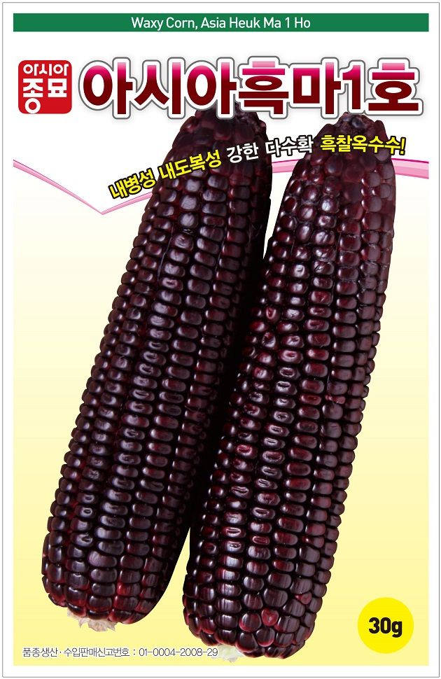 씨앗드림님의 장터 판매 상품 [검정 옥수수 30그램] 첨부 사진