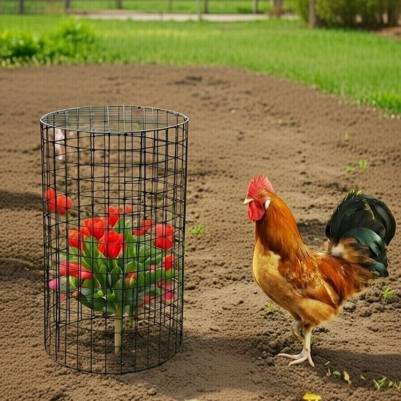 장터 상품 [뚜껑형 식물 보호망 야생동물 차단 울타리 텃밭 묘목 고라니 고양이 보호 펜스] 썸네일