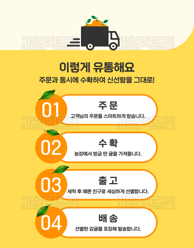 과일팩토리님의 장터 판매 상품 [[한정판매] 제주산 귤 조생감귤 고당도 로얄과/소과 한정특가] 첨부 사진