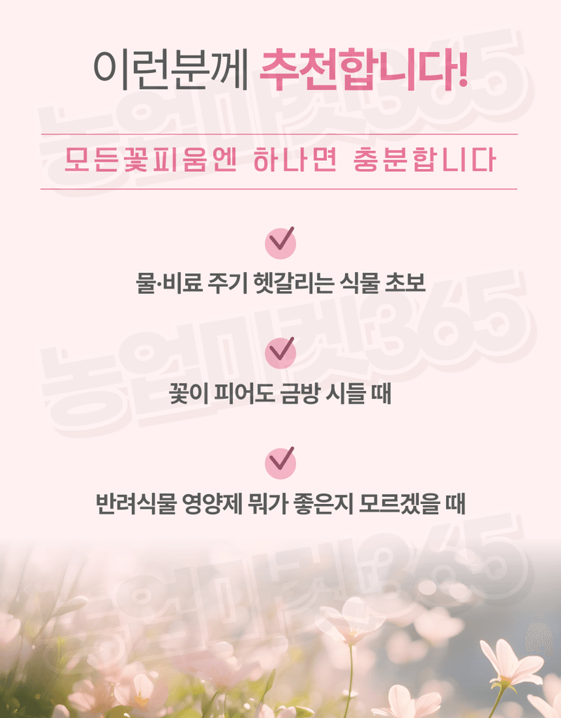 농업마켓365님의 장터 판매 상품 [모든꽃피움엔 꽃눈 개화 결실 케어 해조추출물 스프레이형 500ml 식물영양제 화분영양제 ] 첨부 사진