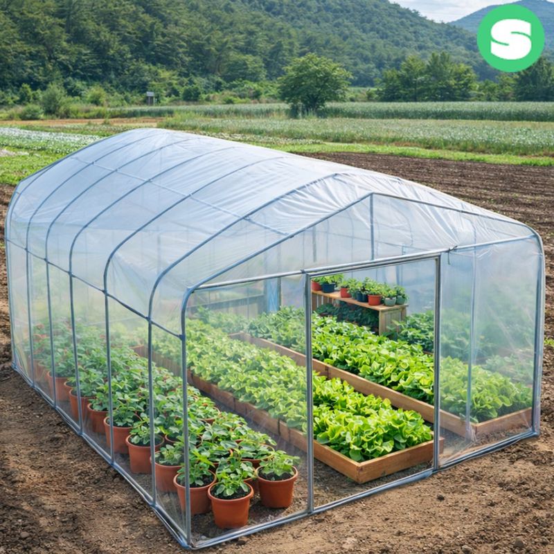 장터 상품 [조립식비닐하우스 32mm 폭3m/4m] 썸네일